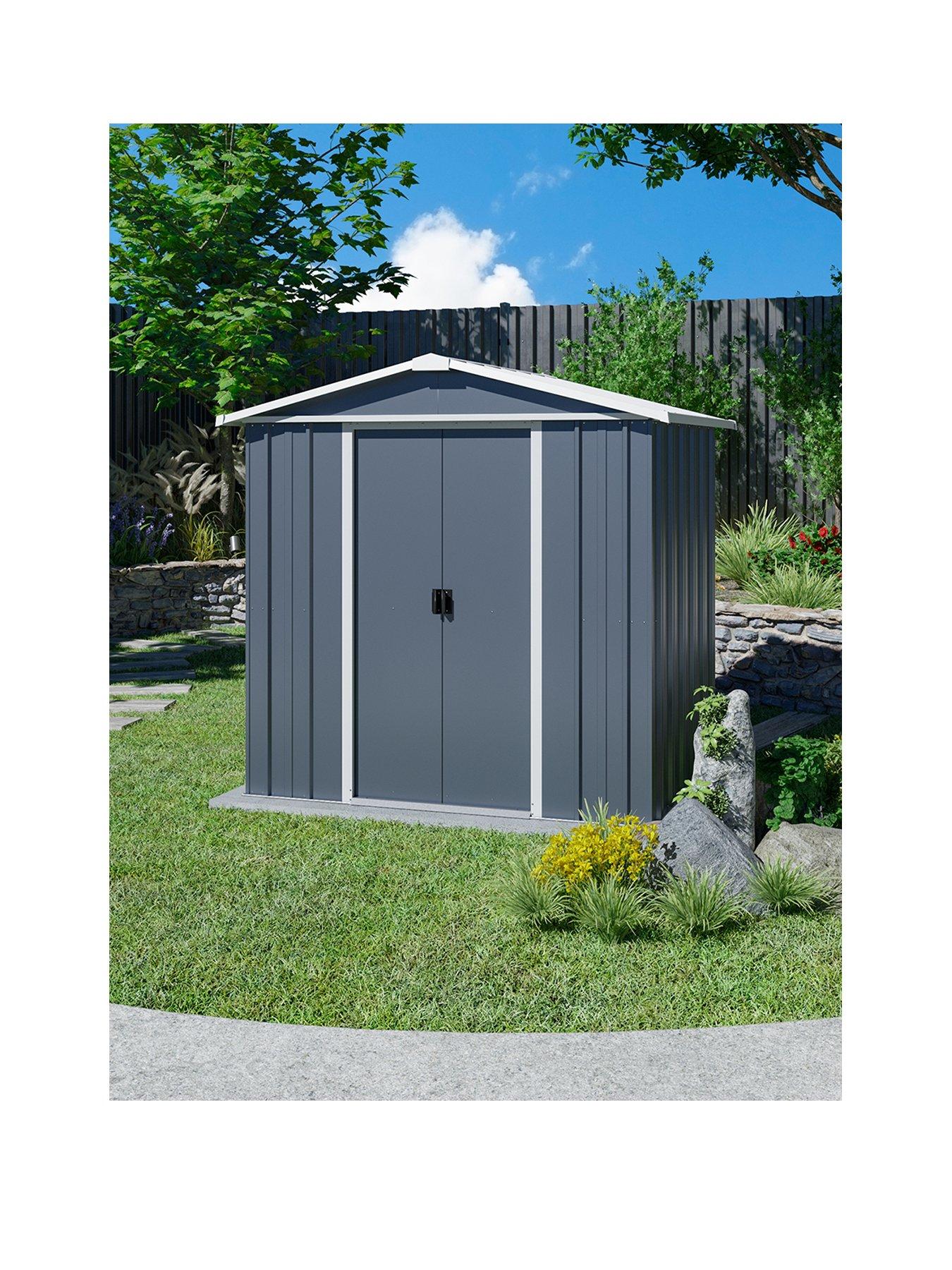 undefined 6ft X 4.5ft Castleton Apex Roof Metal Shed