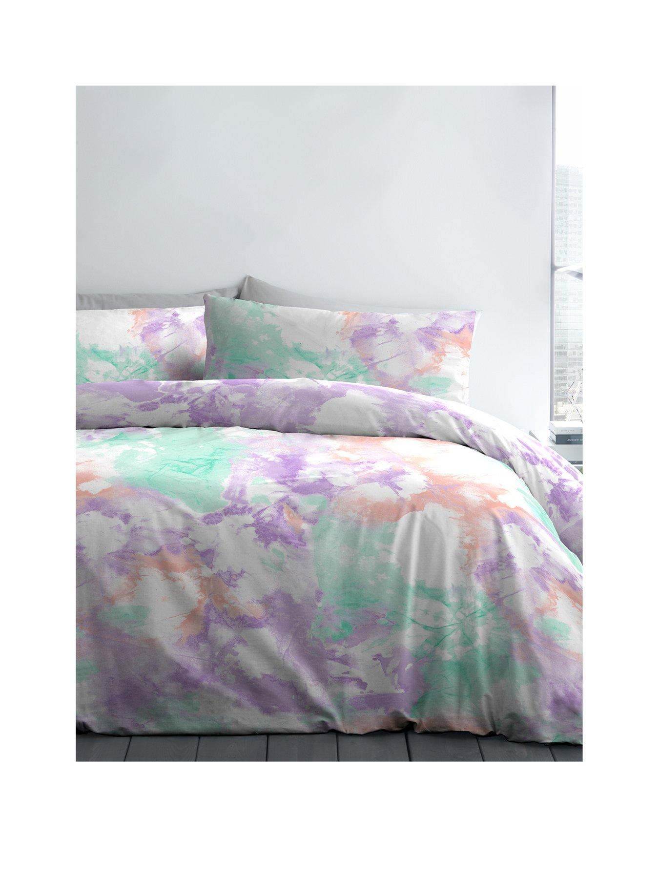 Product photograph of Fusion Tie Dye Duvet Cover Set from very.co.uk