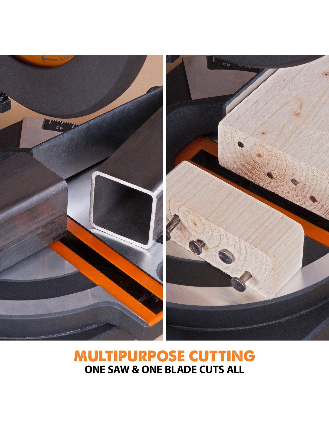 Image 3 of 8 of EVOLUTION R210CMS - 210mm Multi-Material Compound Mitre Saw