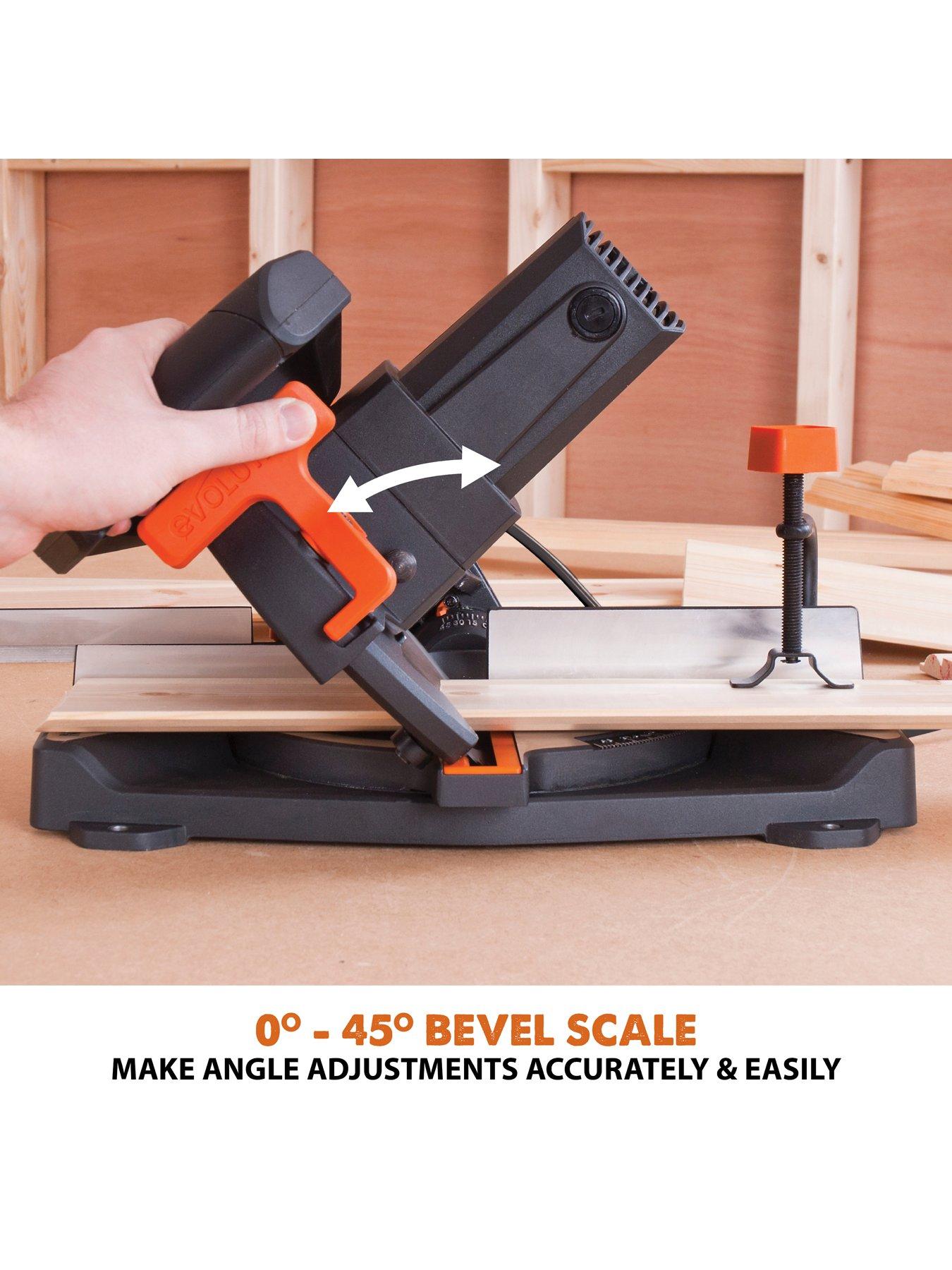 Image 5 of 8 of EVOLUTION R210CMS - 210mm Multi-Material Compound Mitre Saw