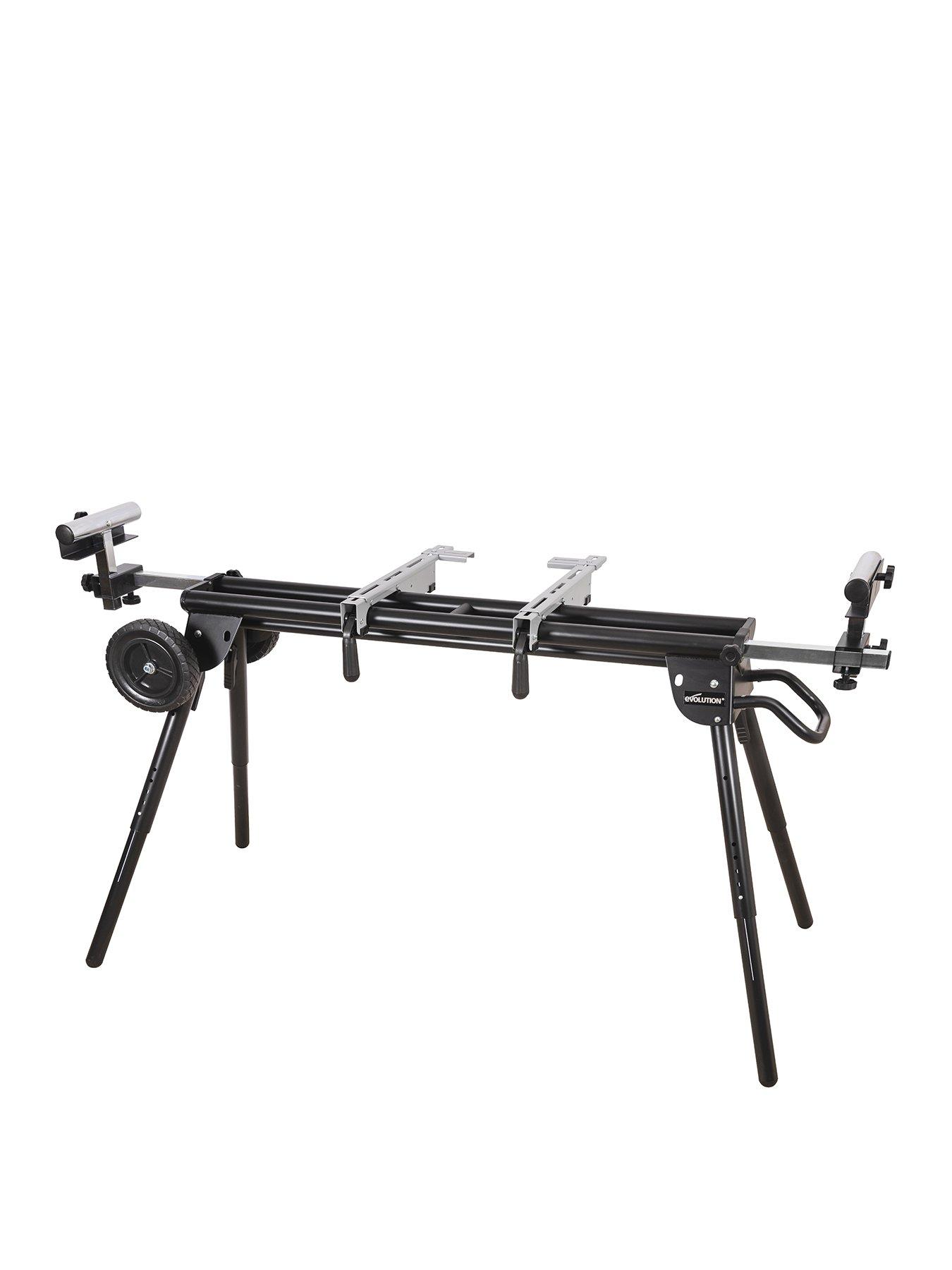 Product photograph of Evolution Universal Mitre Saw Stand Plus Model from very.co.uk