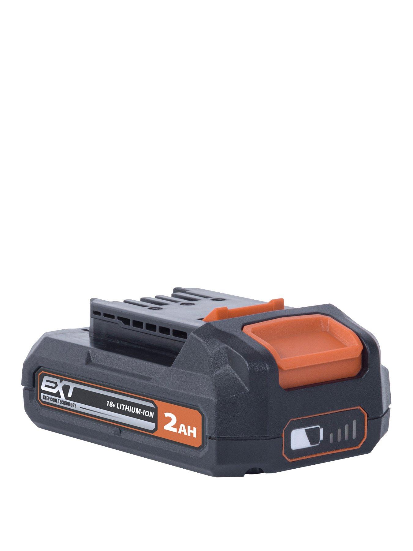 Product photograph of Evolution 2ah R18bat-li2 Evolution Cordless 18v Ext Li-ion Battery from very.co.uk