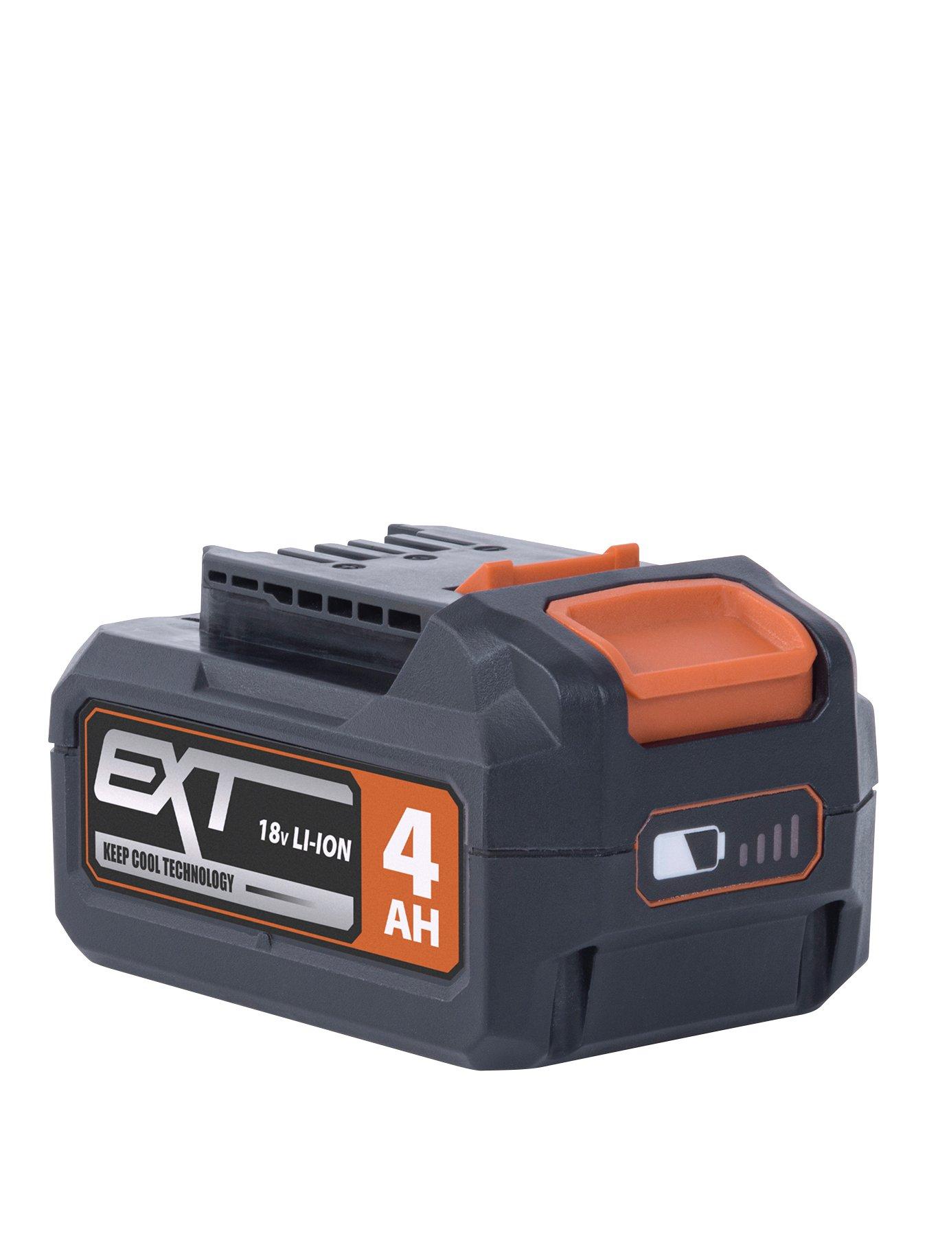 Product photograph of Evolution 4ah R18bat-li4 Evolution Cordless 18v Ext Li-ion Battery from very.co.uk