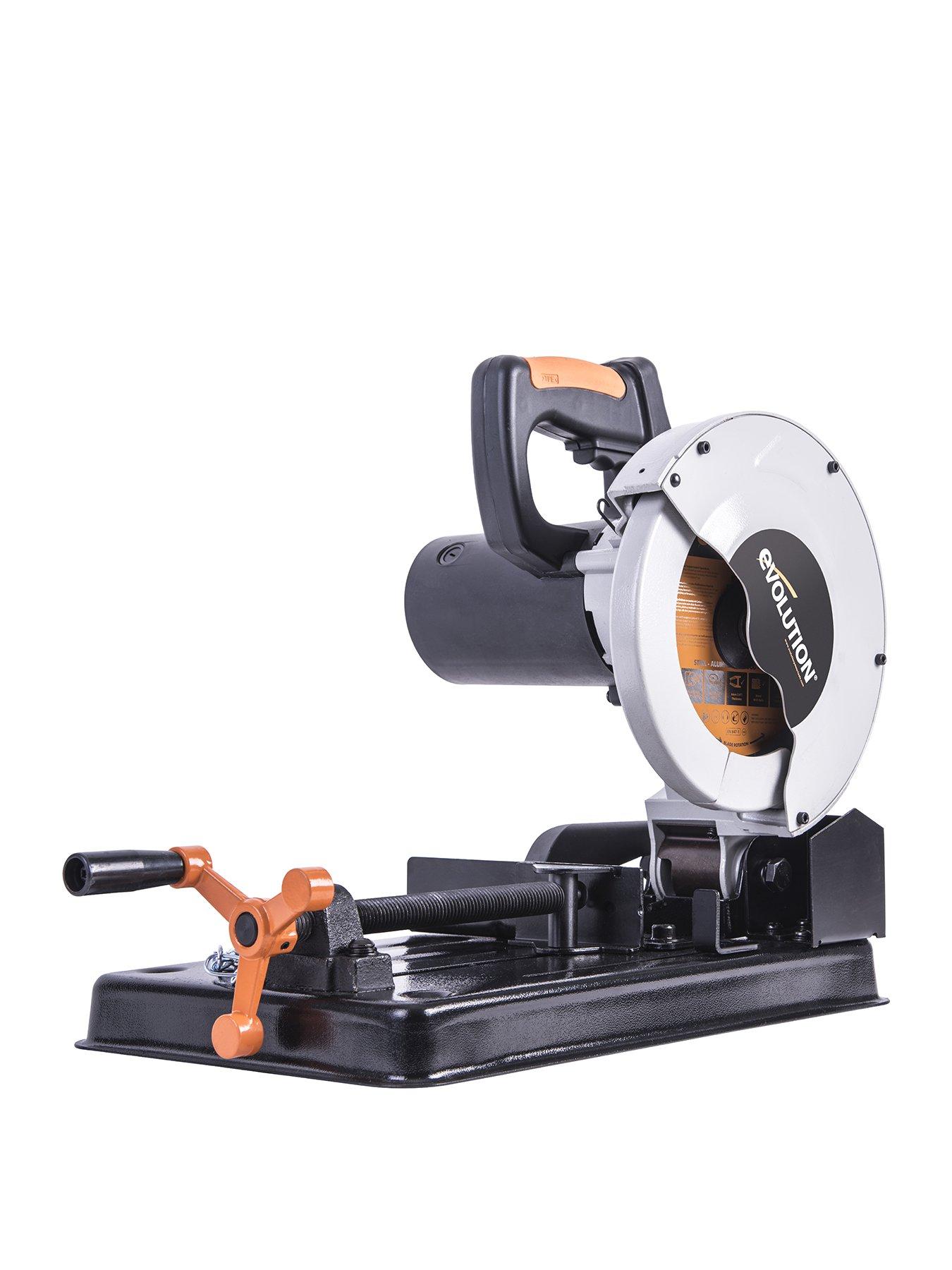 Product photograph of Evolution Rage 4 185mm Multi-material Cut Off Saw from very.co.uk