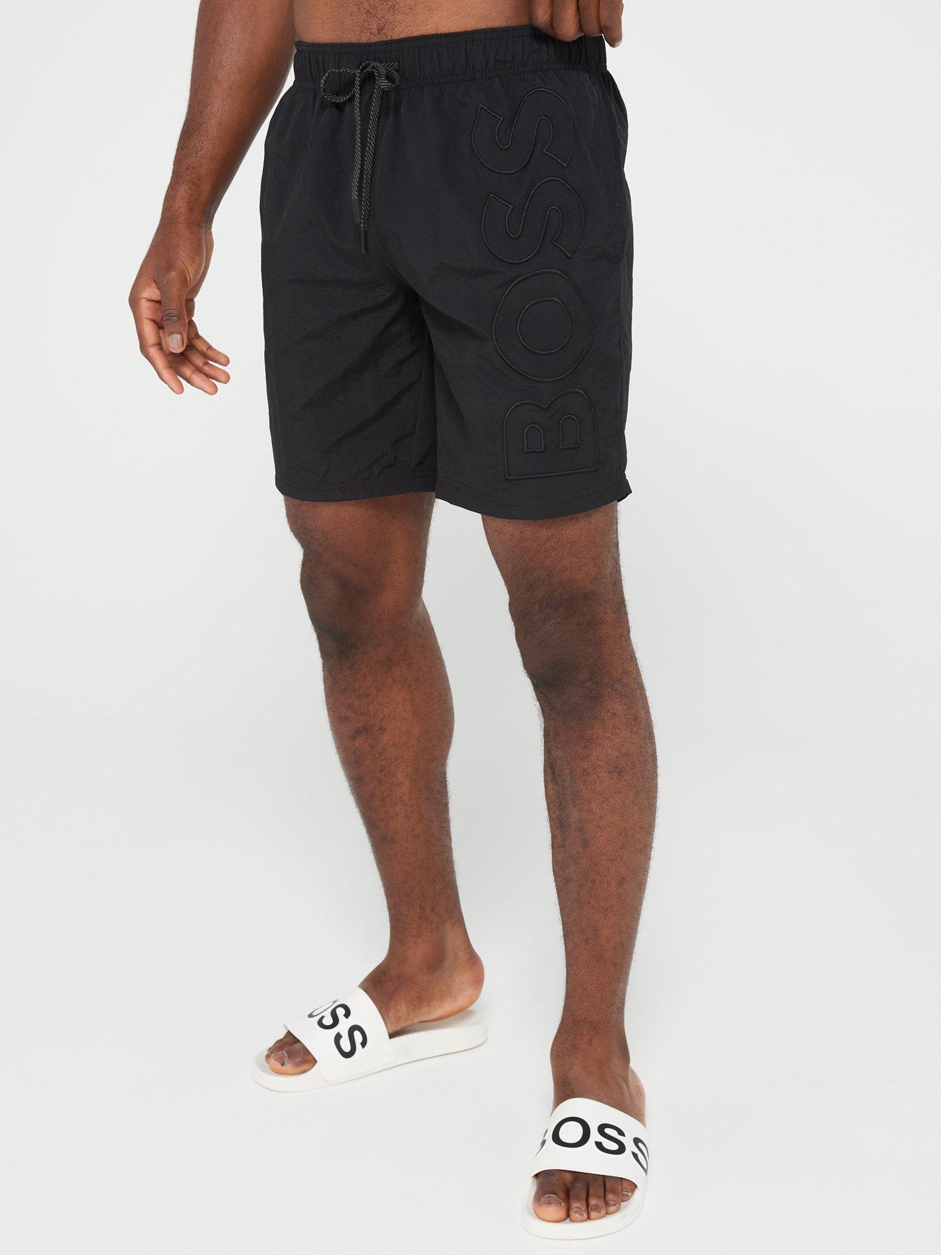 Image 1 of 6 of BOSS Whale Swim Shorts - Black