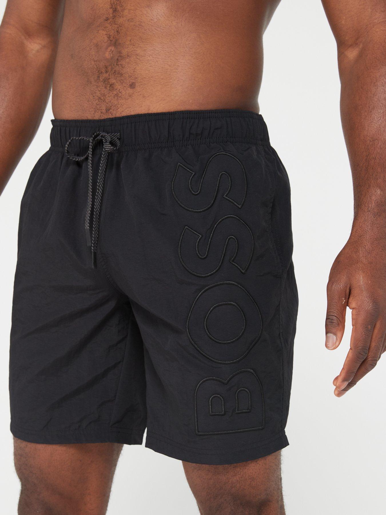 Image 4 of 6 of BOSS Whale Swim Shorts - Black