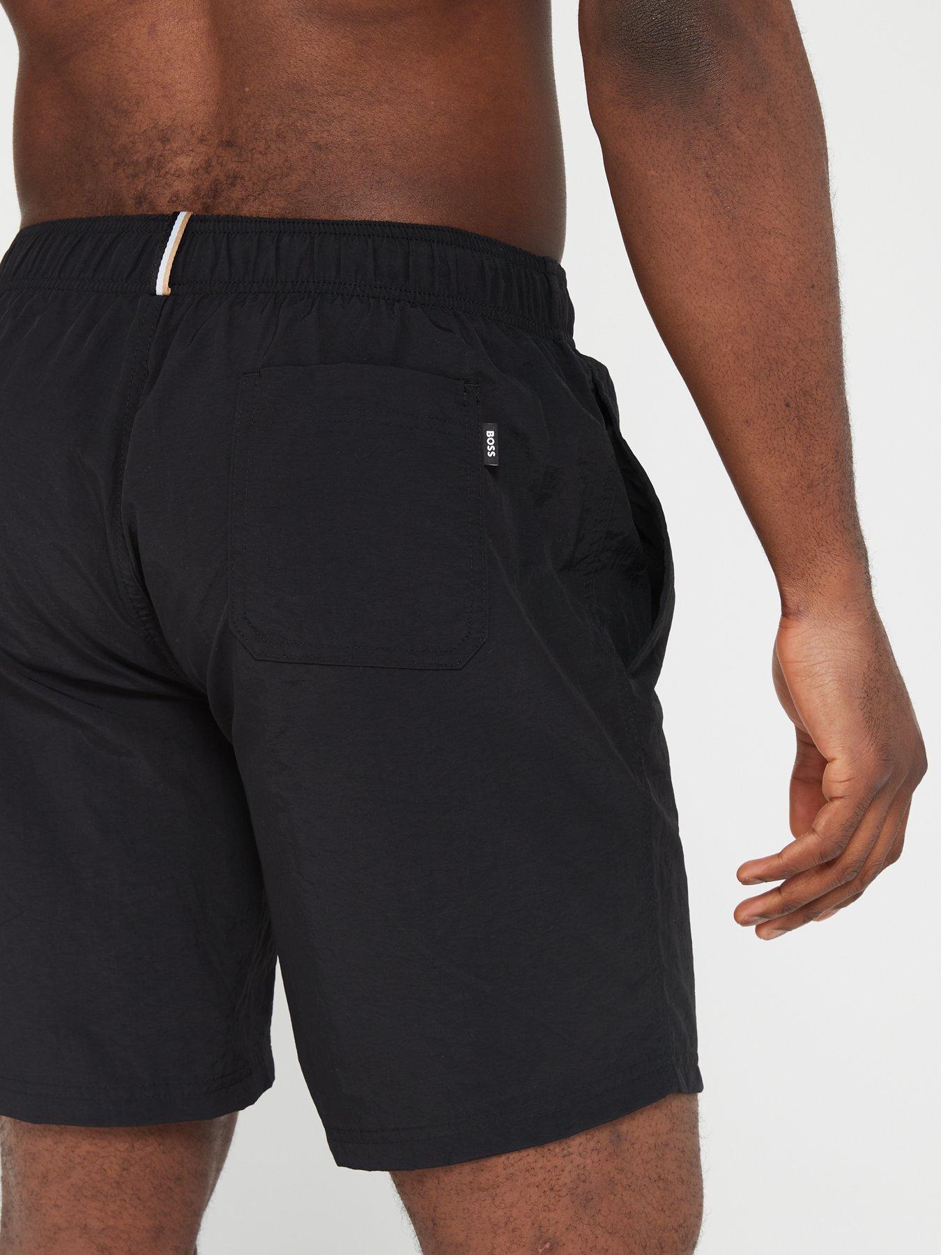 Image 6 of 6 of BOSS Whale Swim Shorts - Black