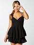  image of boux-avenue-broderie-frill-dress-black