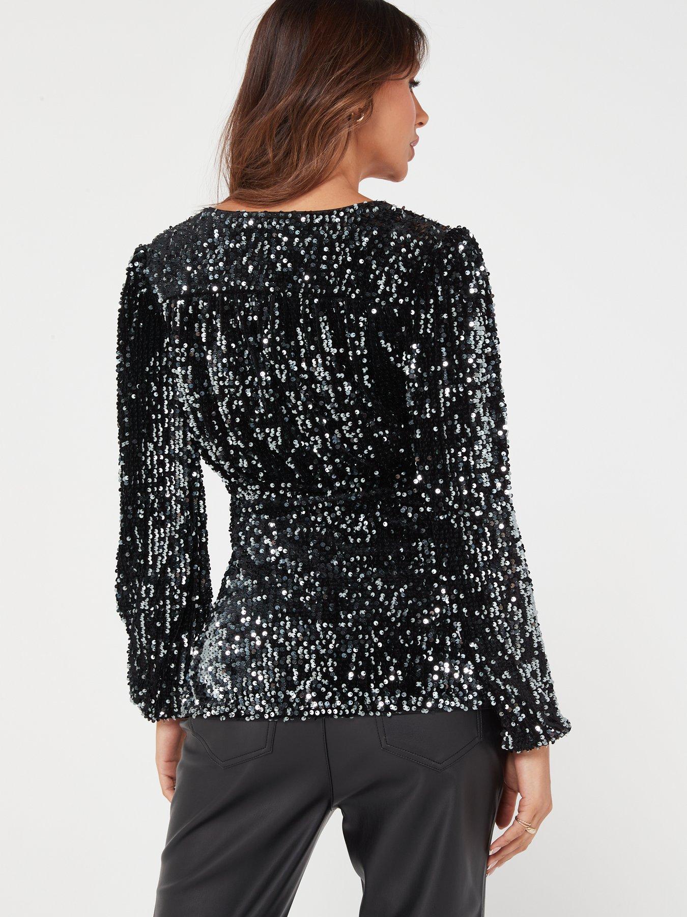 Sequin store blouse uk