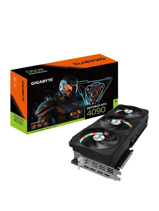front image of gigabyte-rtx-4090-24gb-gaming-graphics-card