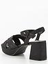  image of v-by-very-block-heel-platform-sandal-black