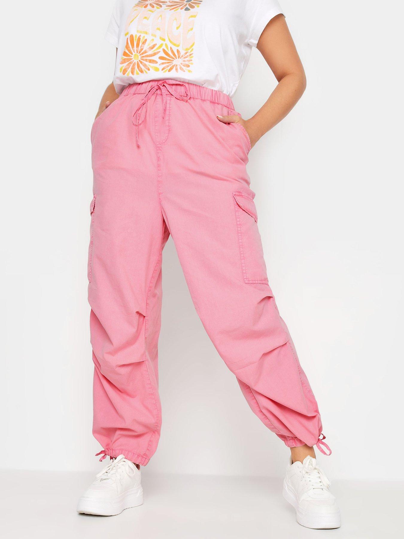 Pink best sale combat trousers