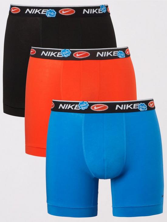 Nike Underwear Nike 3pack Everyday Cotton Stretch Boxer Brief | very.co.uk