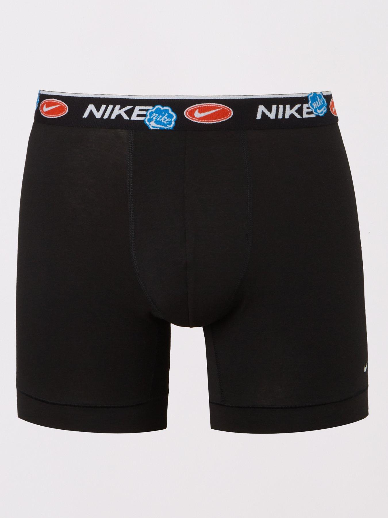 Nike Underwear Nike 3pack Everyday Cotton Stretch Boxer Brief | very.co.uk