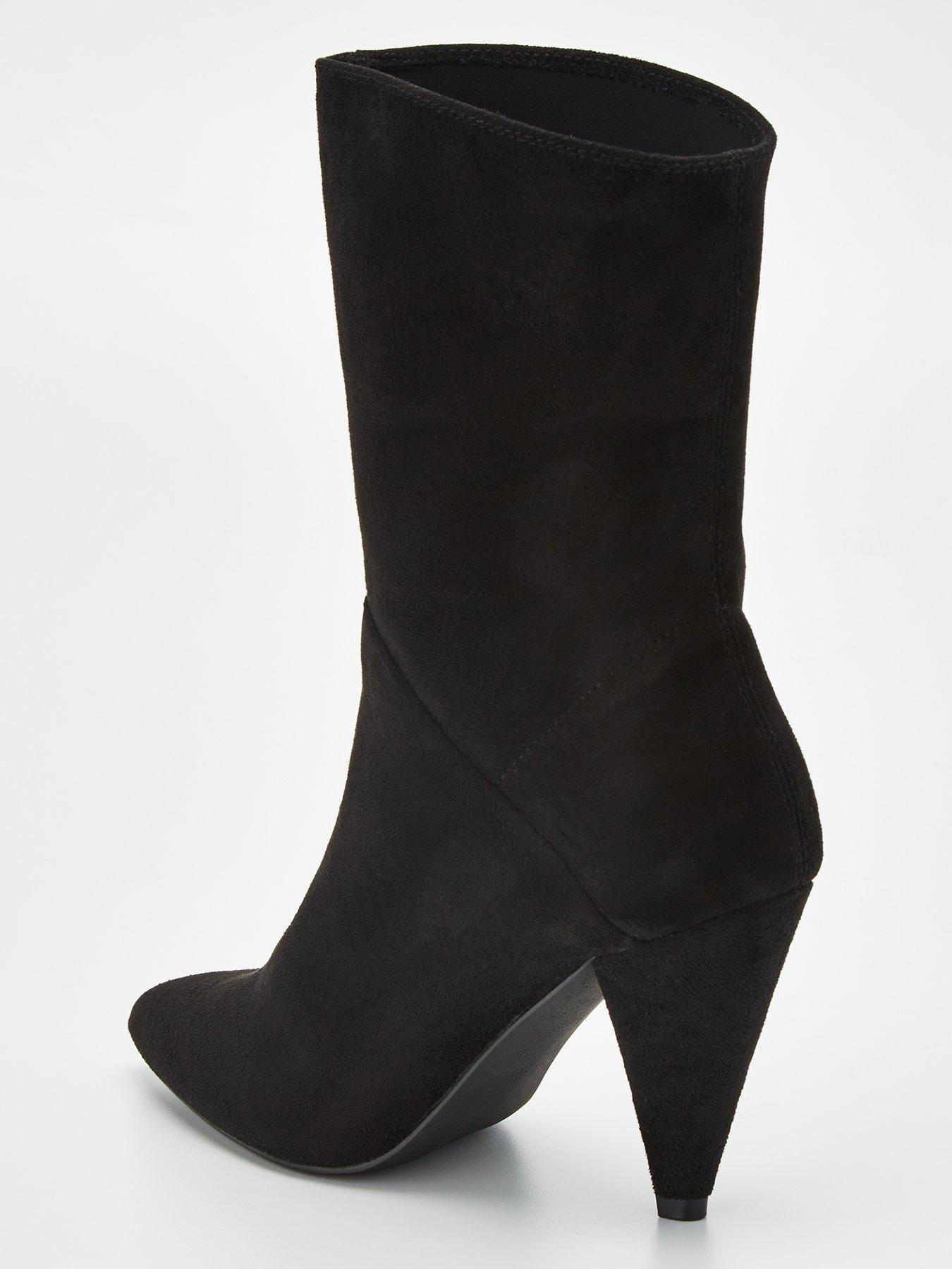 Cone heel ankle boots uk hotsell