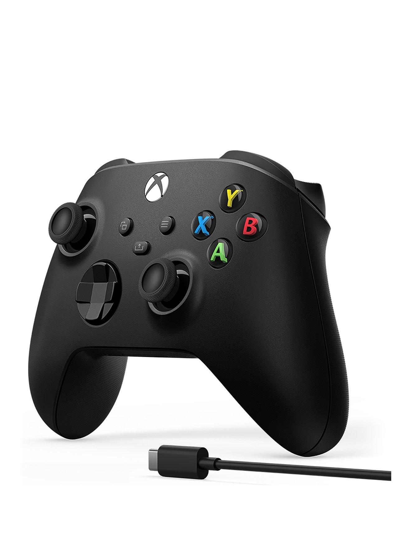 Image 2 of 5 of Xbox Wireless Controller with USB-C Cable - Carbon Black