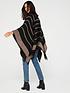  image of v-by-very-stripe-knitted-wrapnbsp--camelblack