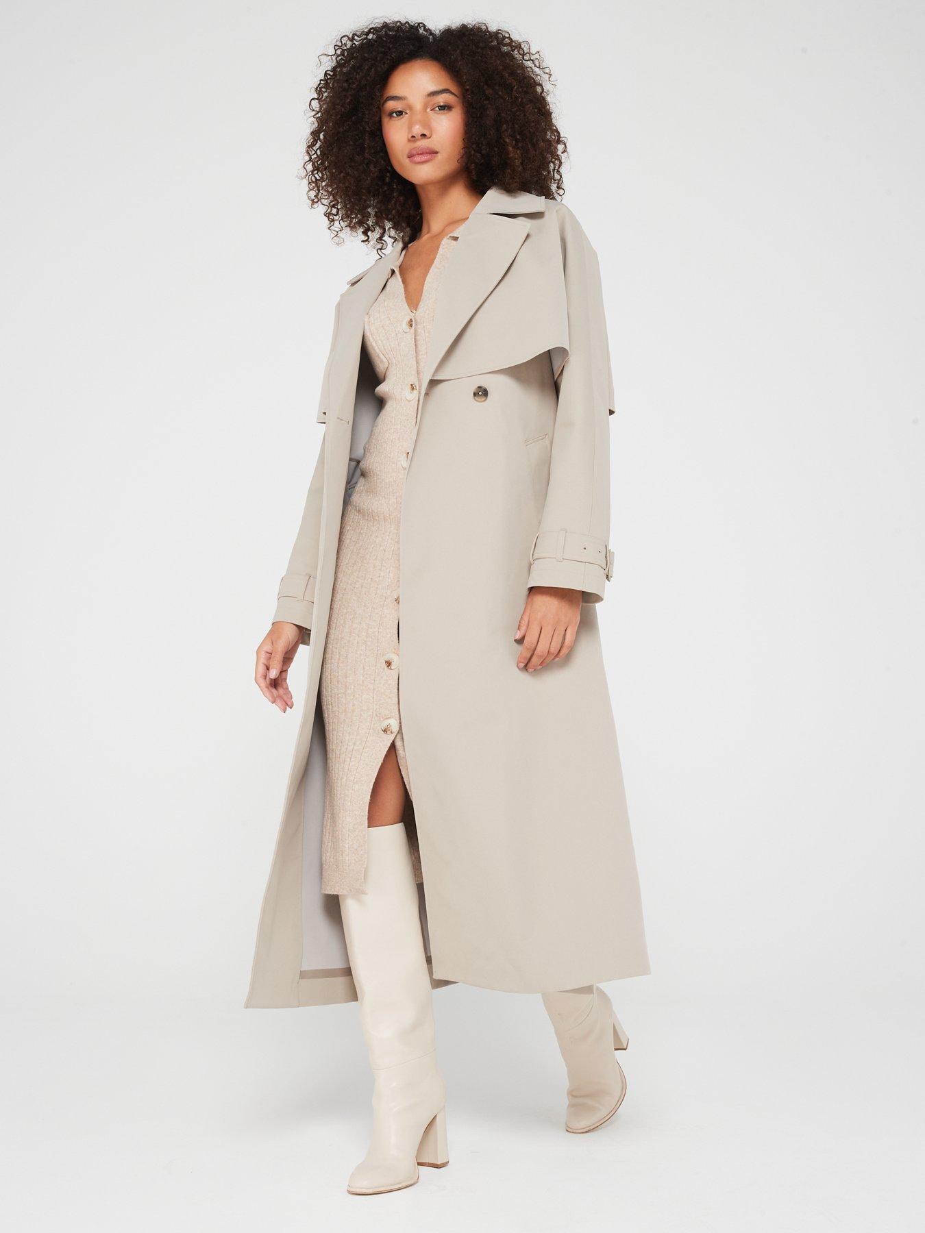 Calvin klein trench coat with clearance hood