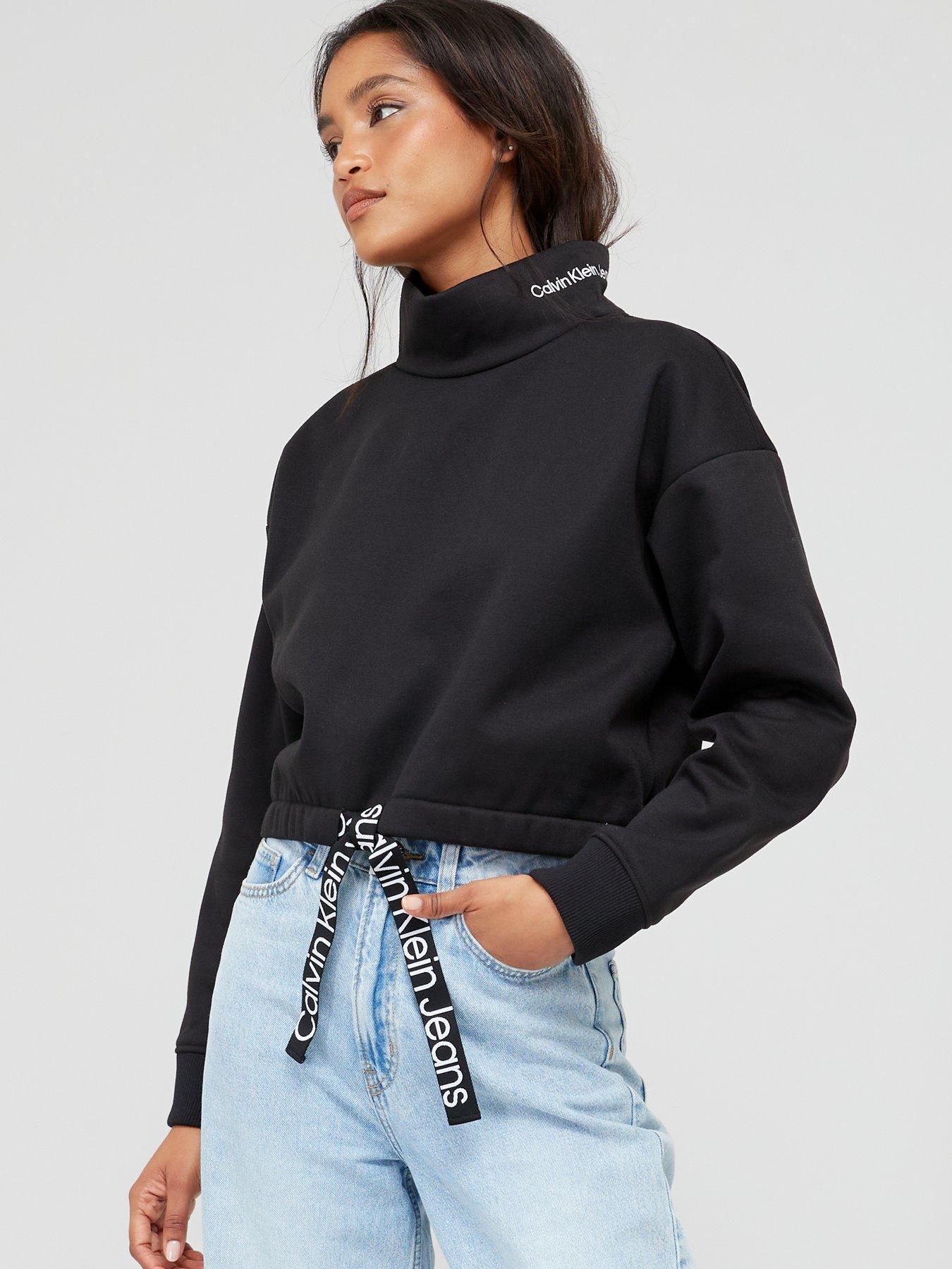 Calvin klein waistband deals sweatshirt