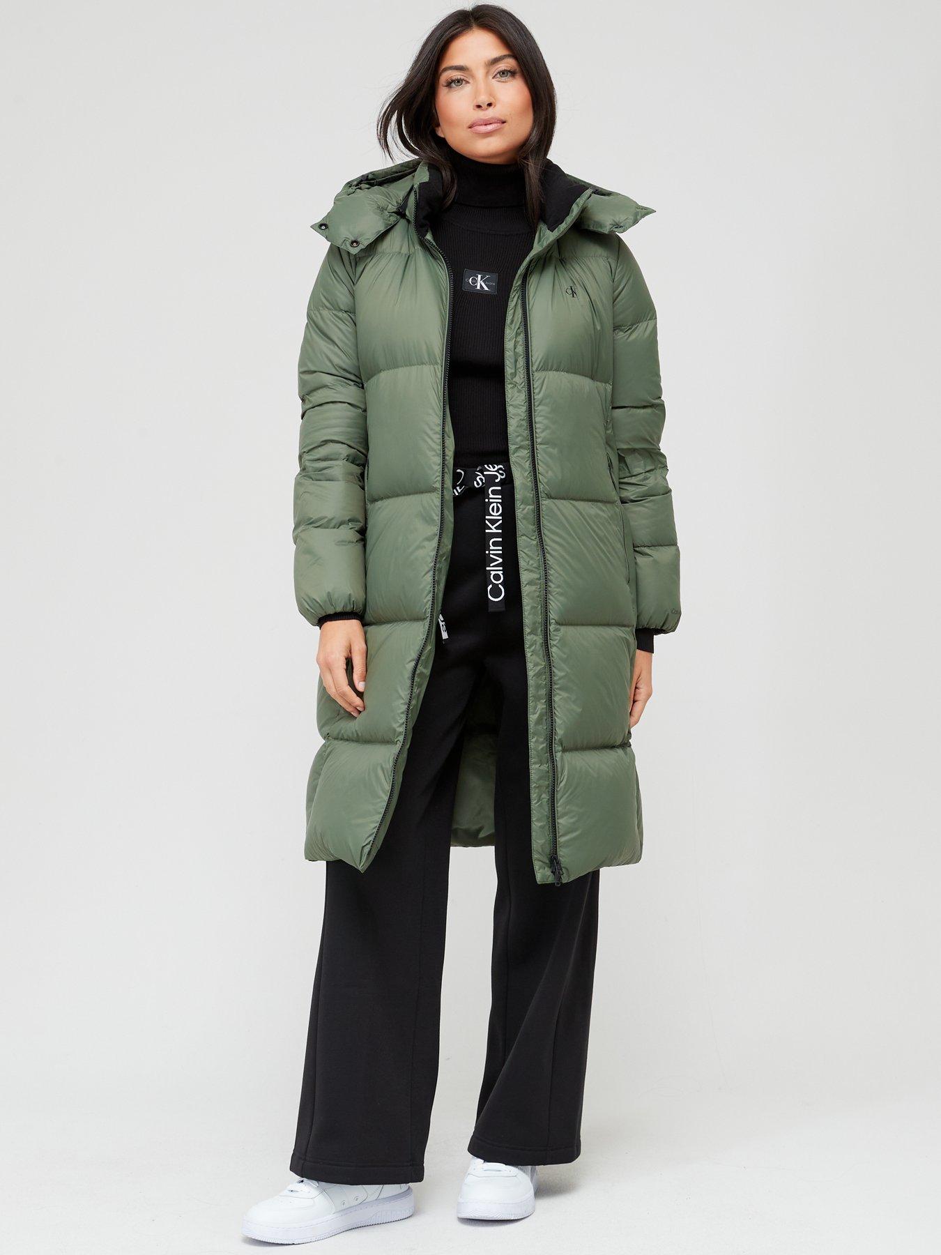 Calvin klein mid weight best sale down coat