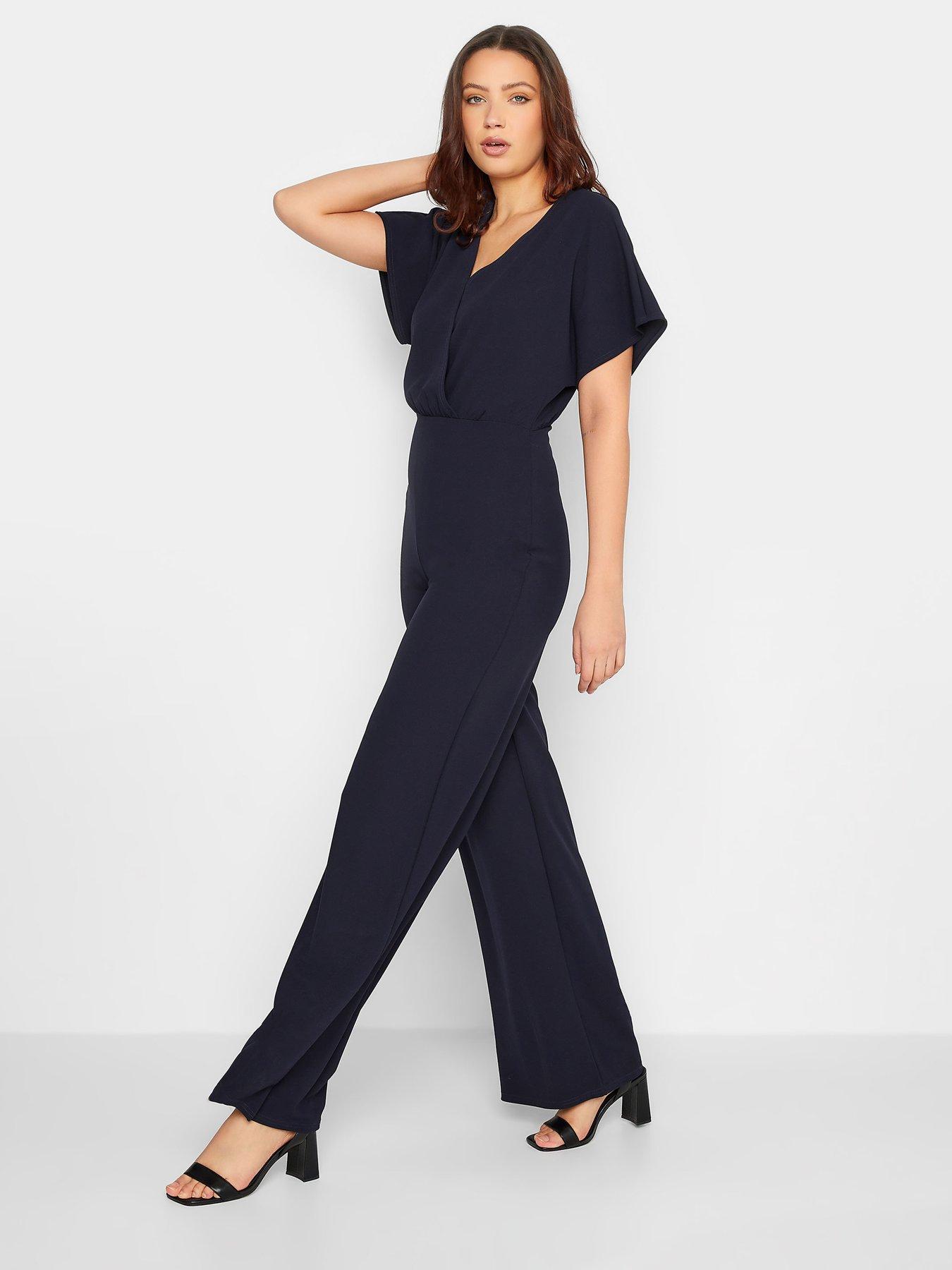 Long sleeve outlet wide leg jumpsuit