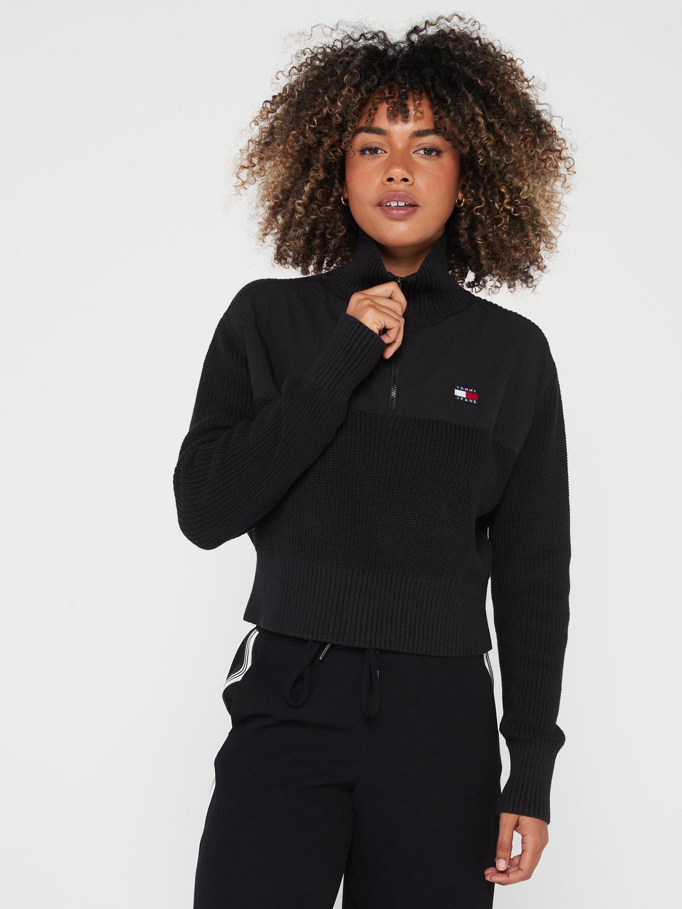 Black best sale tommy jumper