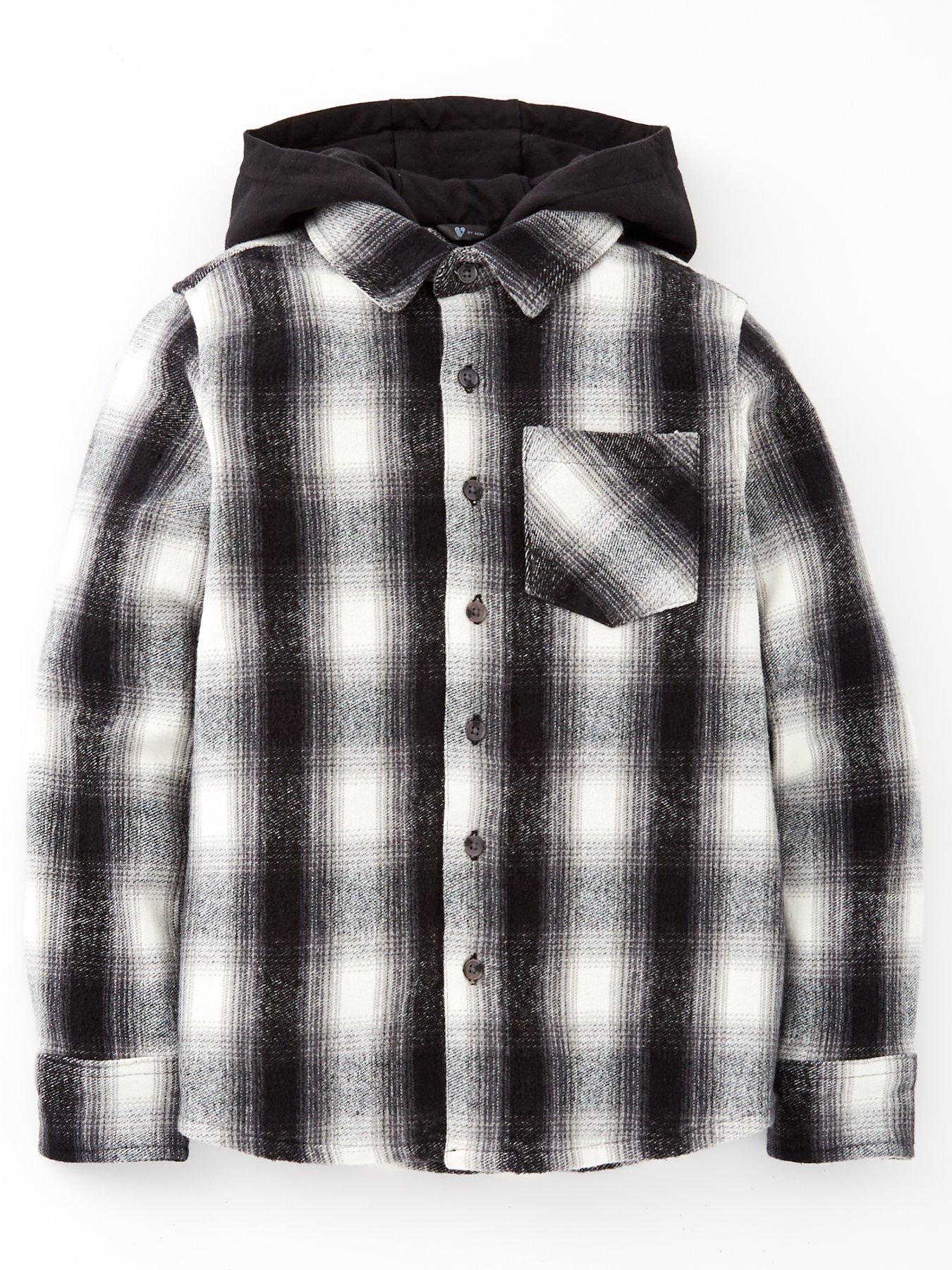 Flannel hoodie outlet boys