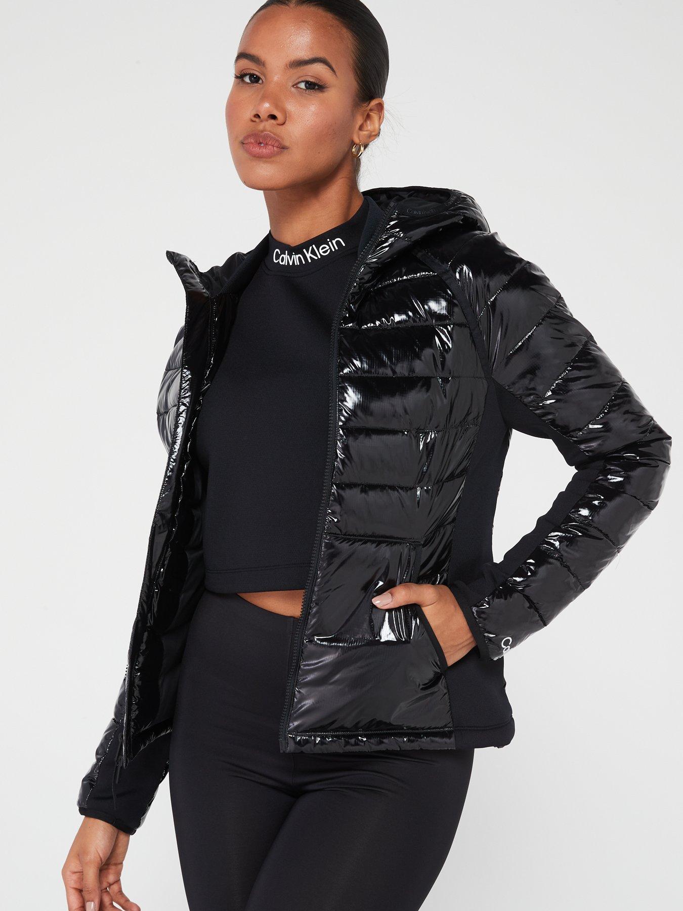 Calvin klein performance shop shiny puffer jacket