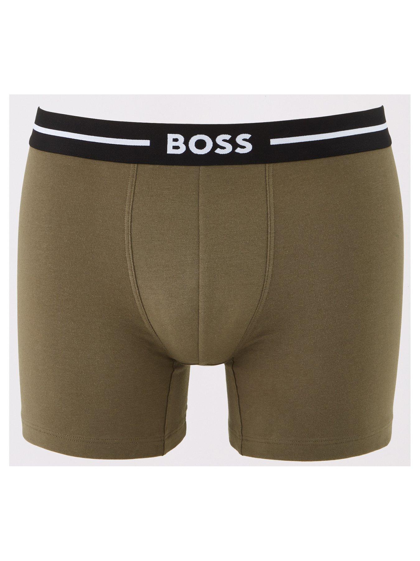 BOSS Bodywear 3 Pack Bold Boxer Brief - Multi | Very.co.uk