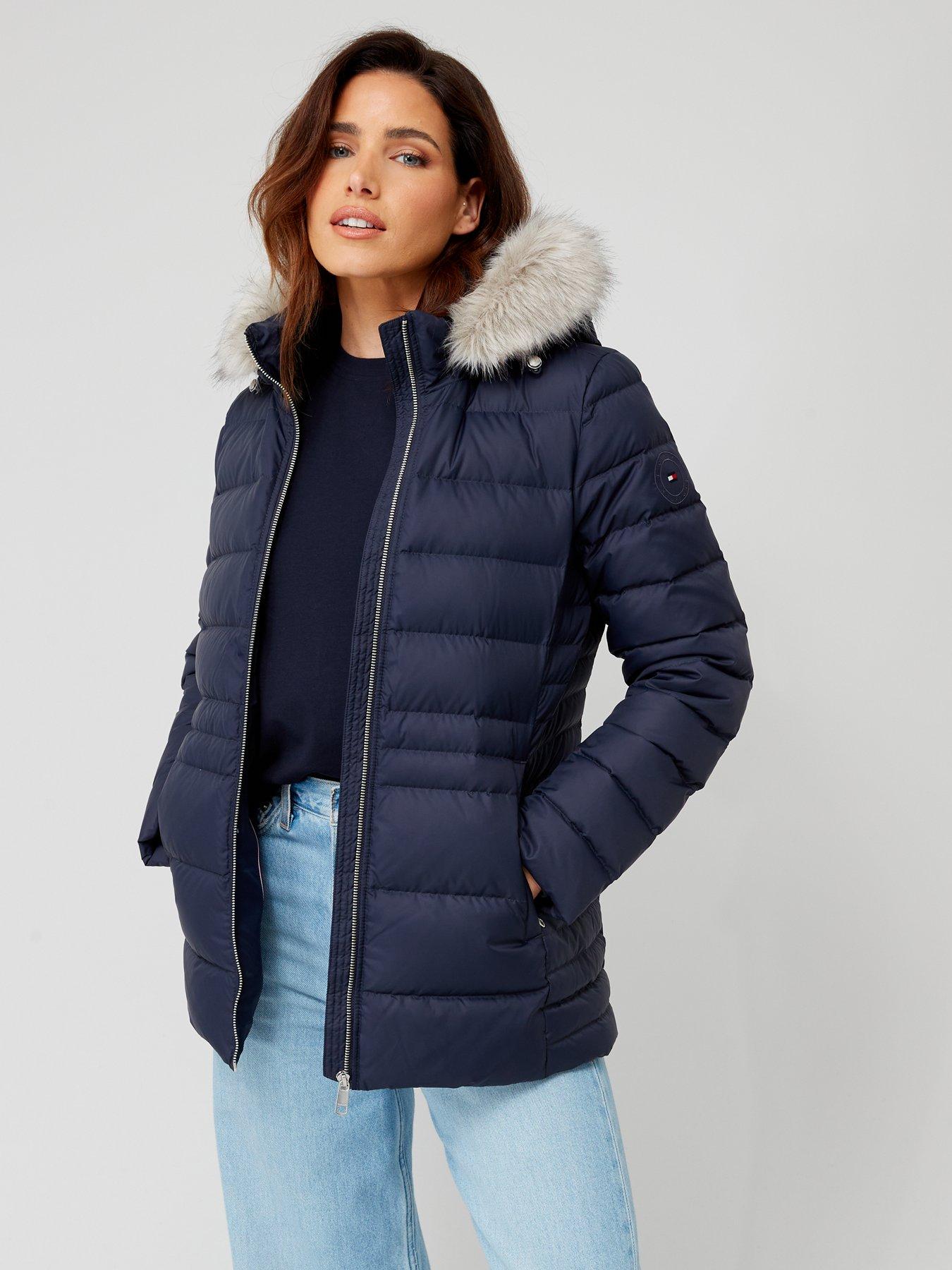 Tommy hilfiger women's tyra down coat jacket sale