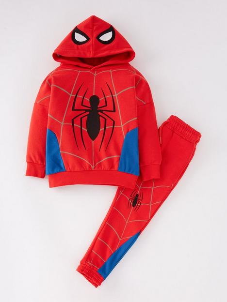 spiderman-2-piece-novelty-hoodie-and-joggers-set-red