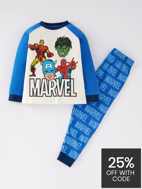 marvel-avengers-raglan-long-sleeves-pyjamas-blue