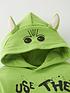  image of the-mandalorian-baby-yoda-grogu-hood-detail-hoodie-green