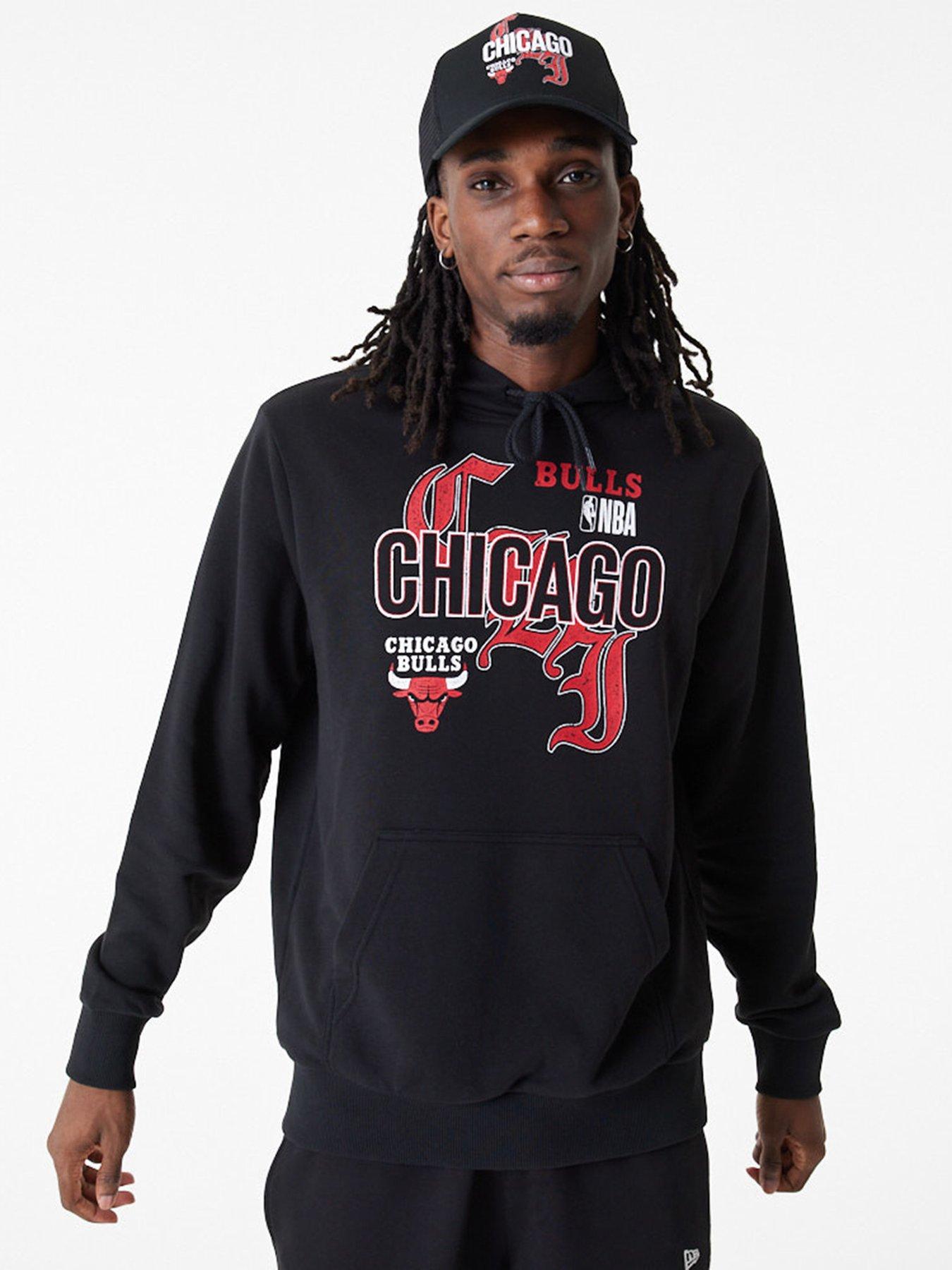 New Era Chicago Bulls Graphic Hoody Black very