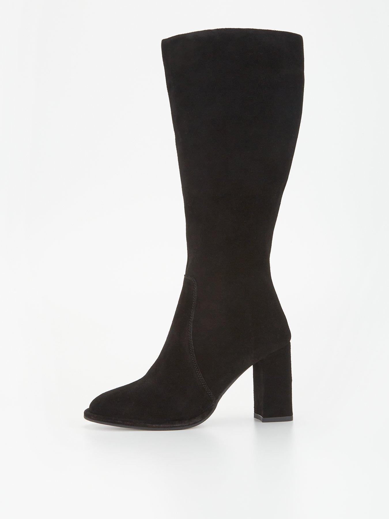 Slouch boots hot sale block heel