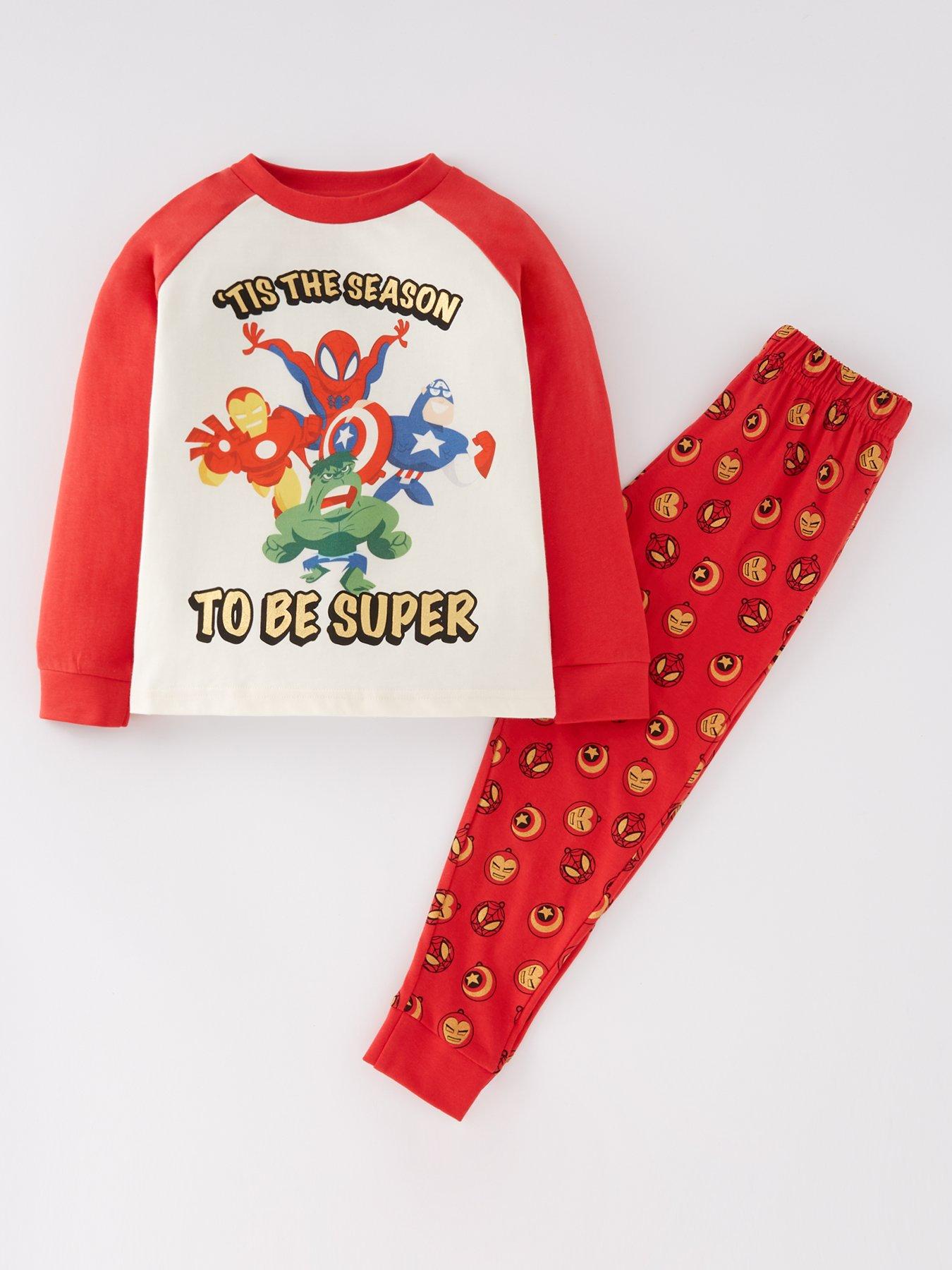 Marvel Avengers Christmas Pyjamas Red very