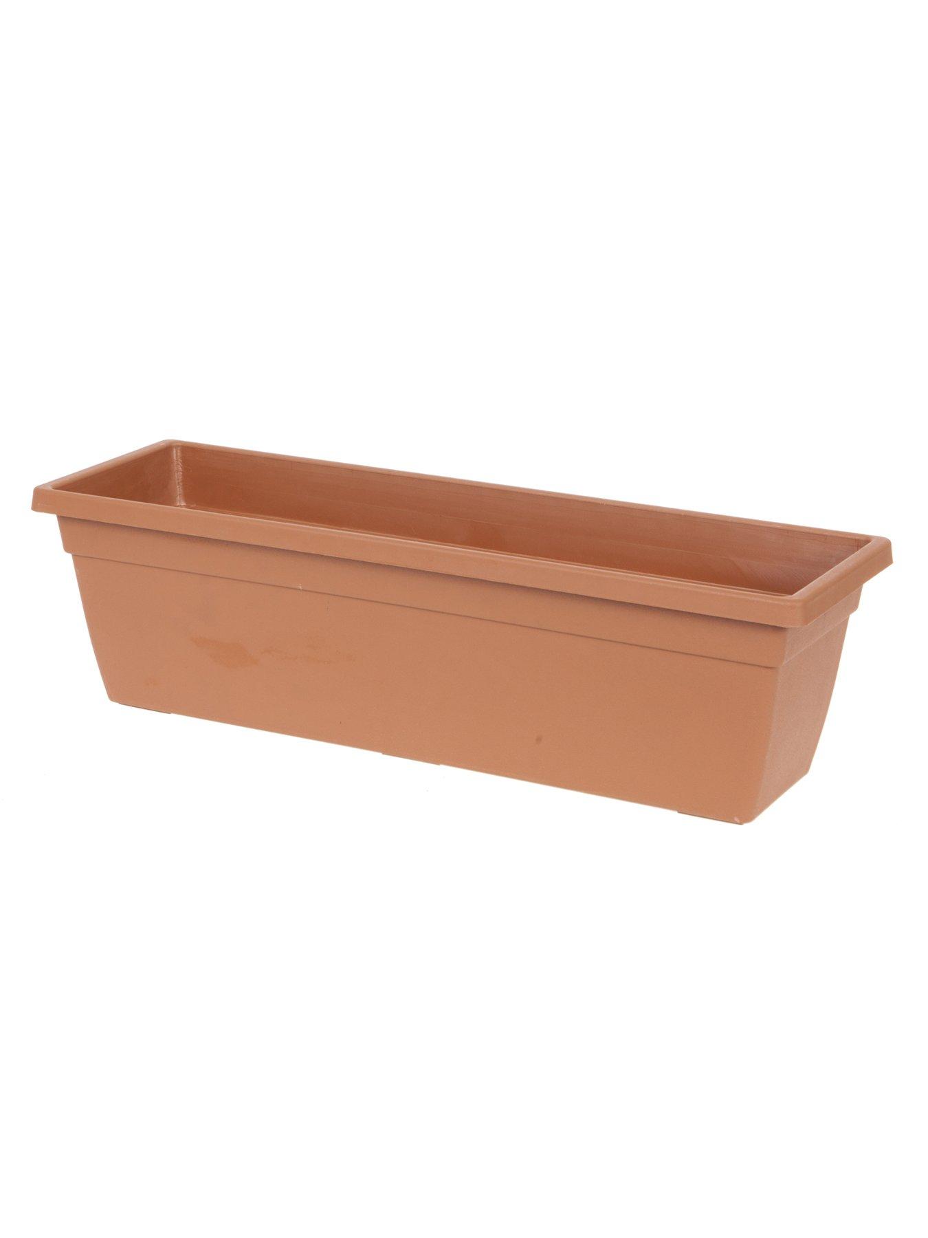Product photograph of You Garden Terracotta Windowbox 60cm X 19cm from very.co.uk