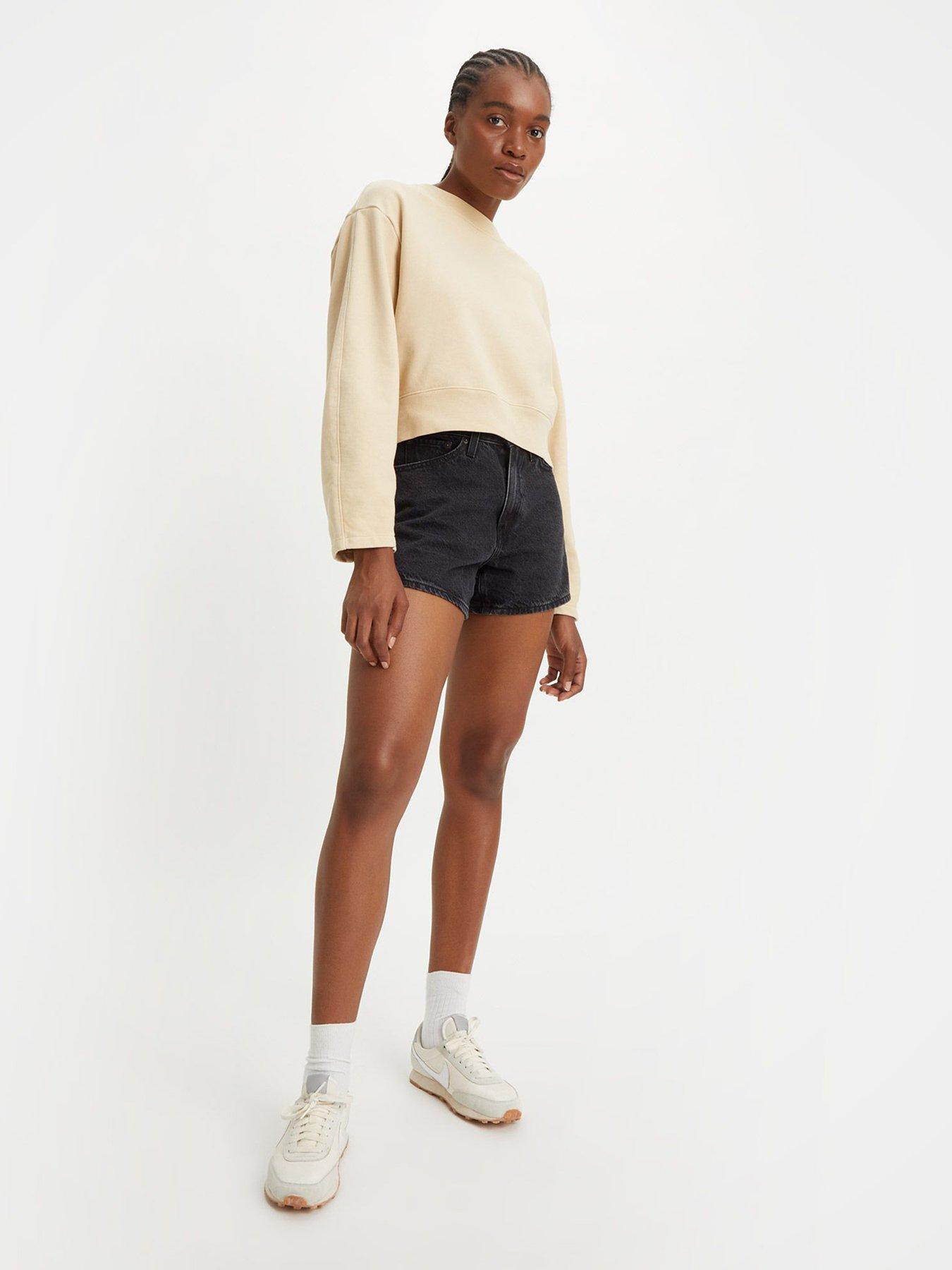 Levi's high rise mom shorts hot sale not kidding