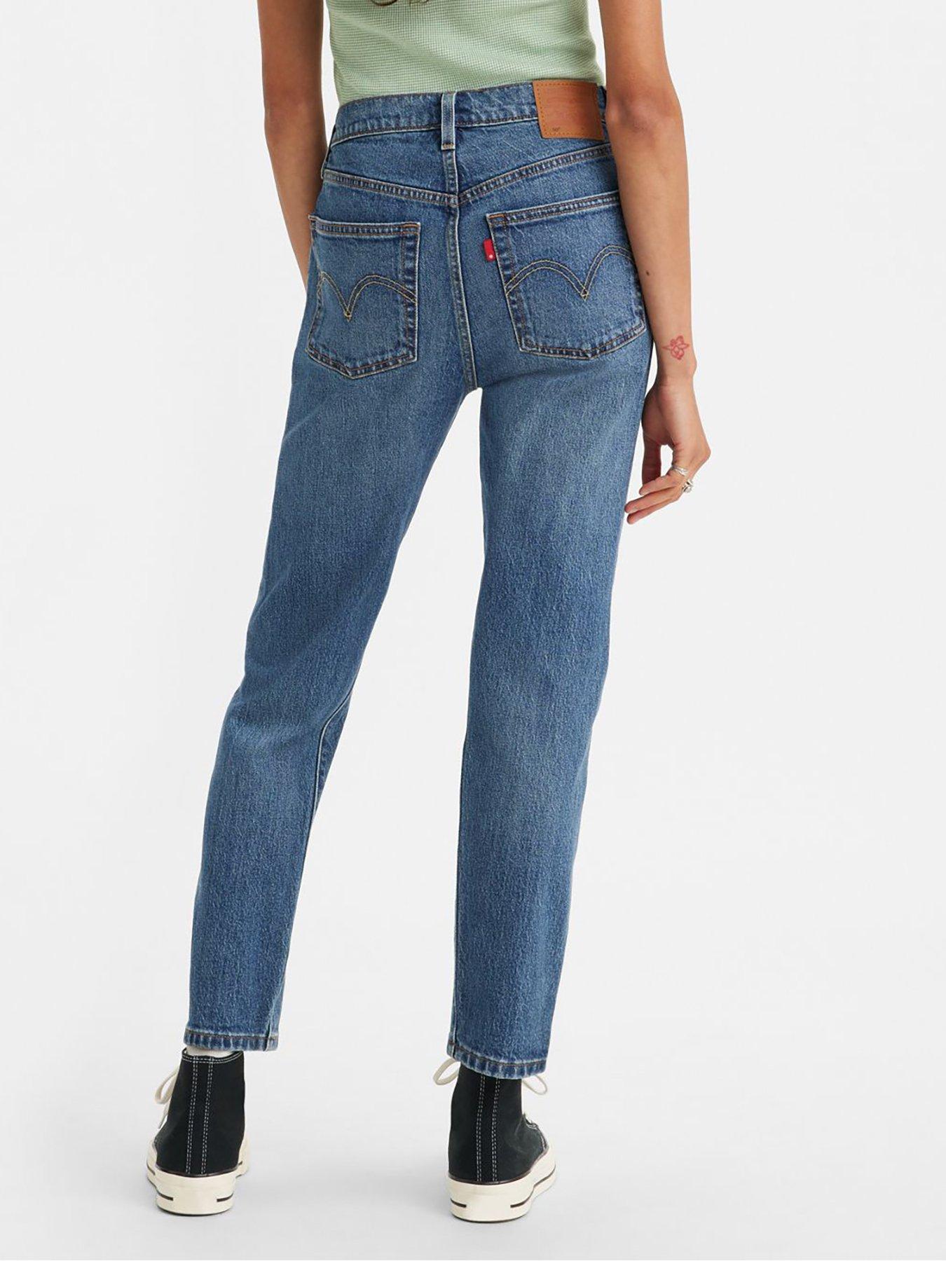 Levi's 501 Crop Jeans - Stand Off - Blue | very.co.uk