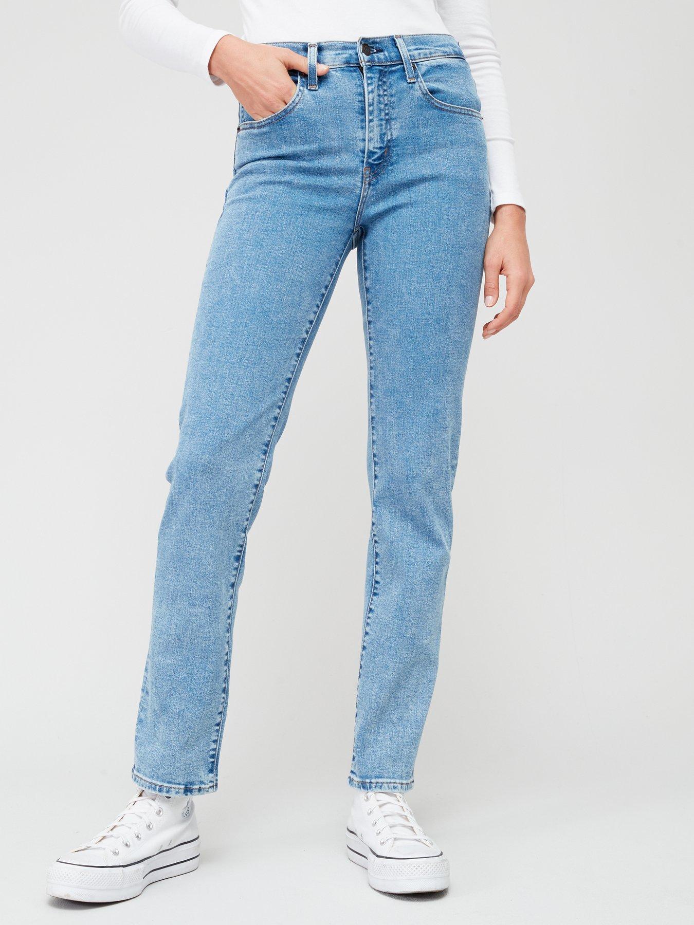 Levi's 724™ High Rise Straight Leg Jean - Cool Bright In Blue