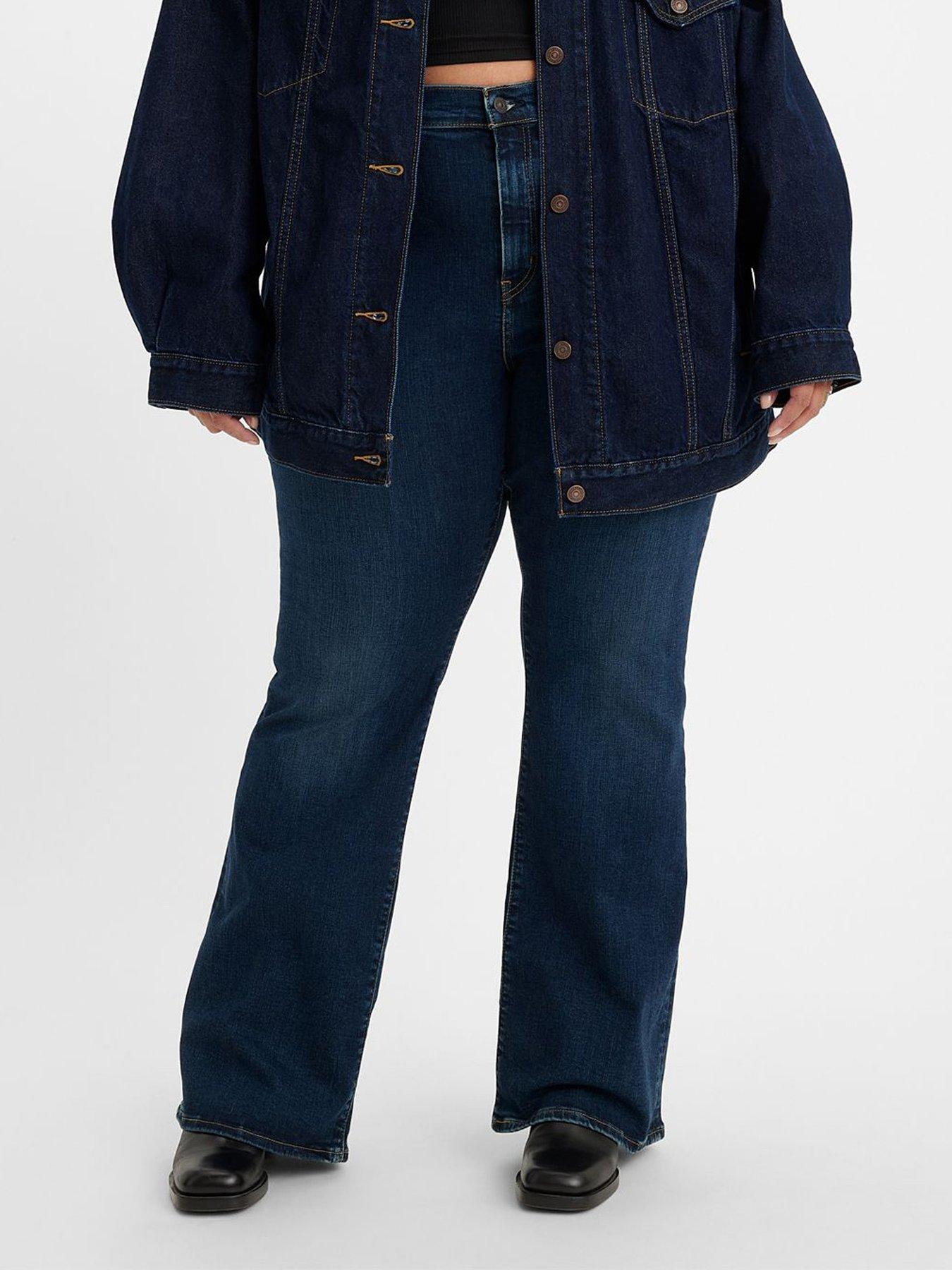 726™ High Rise Flare Jeans (plus Size) - Blue