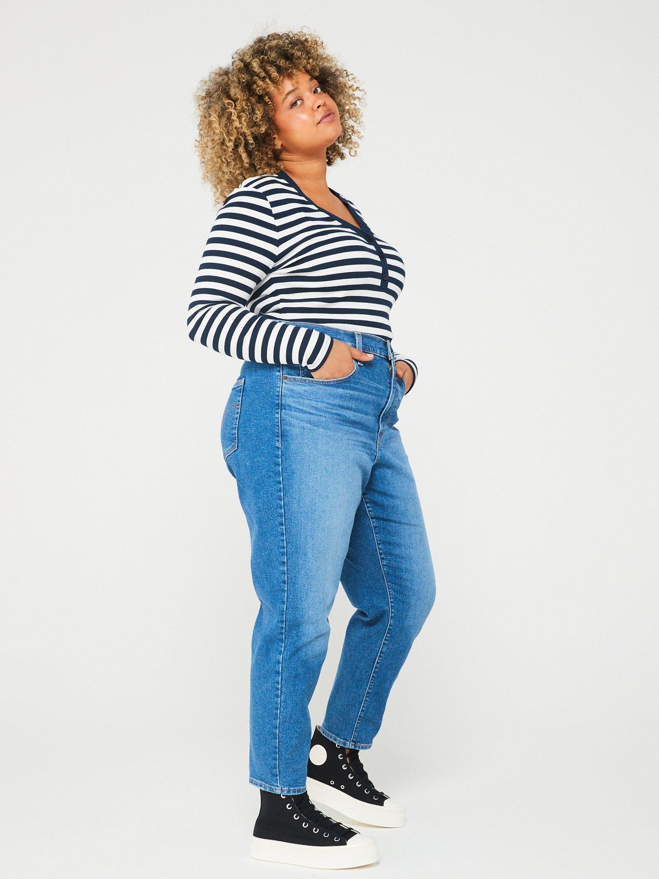 Levi's High-Waisted Mom Jeans In Indigo