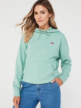 levi's standard hoodie - granite green