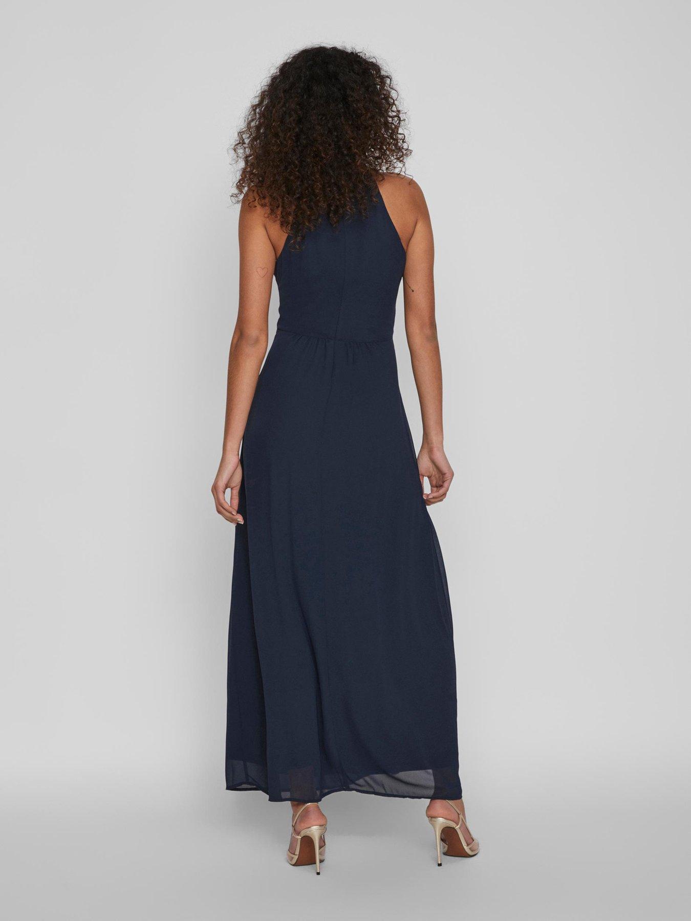 Vila vimilina shop halterneck maxi dress