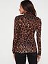  image of everyday-turtle-neck-long-sleeve-top-print