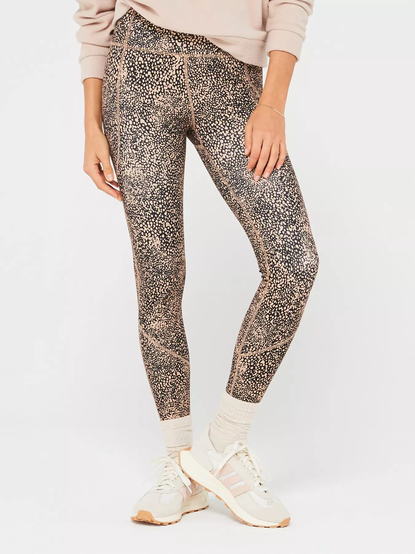 V by Very Split Hem Legging - Black