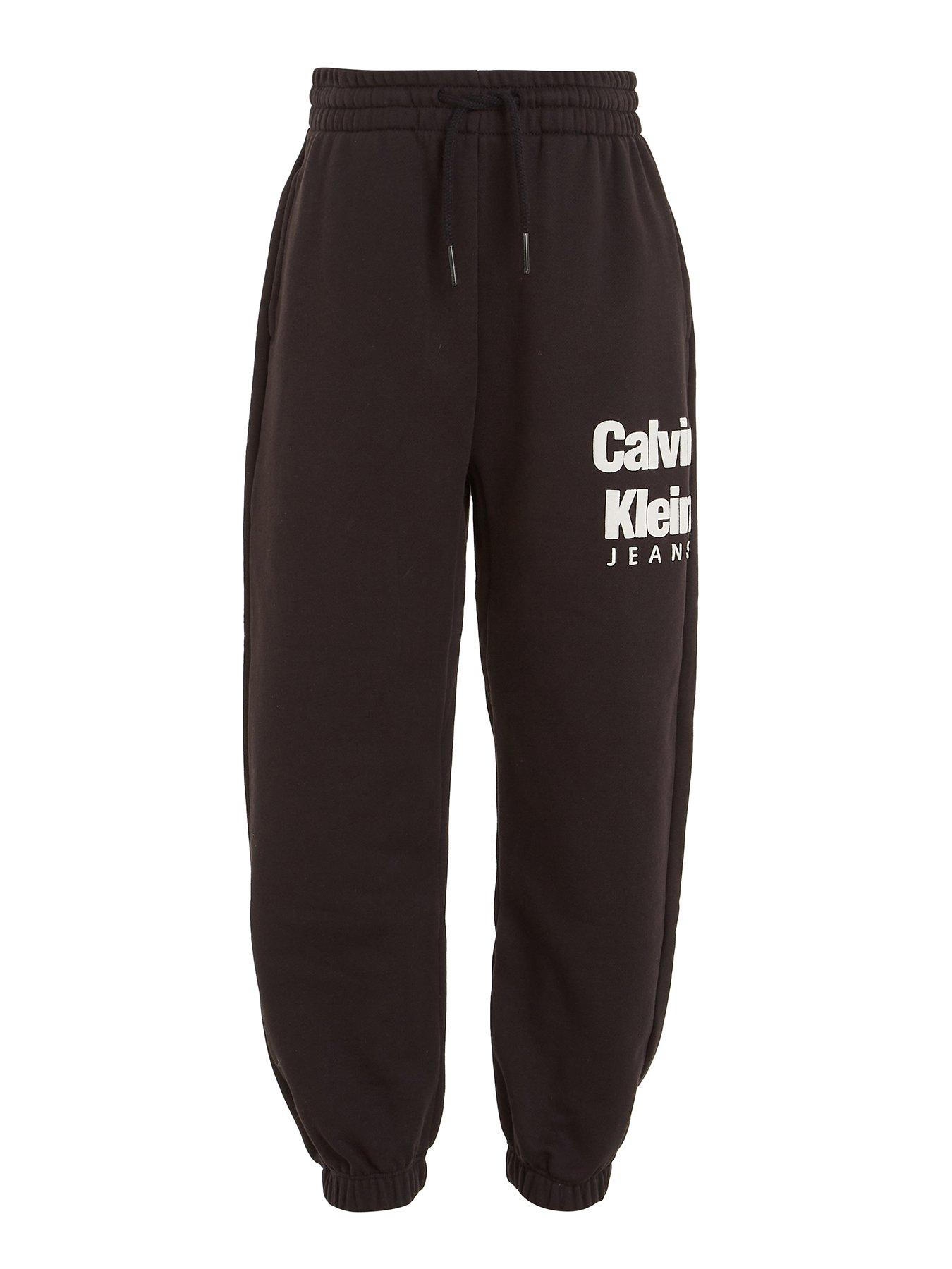 Boys Mini Blown Up Logo Jogger Ck Black