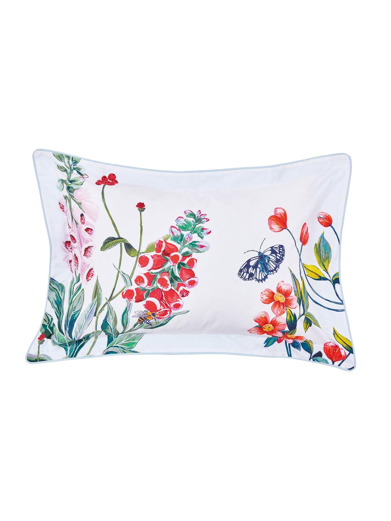 Image 3 of 4 of Joules Permaculture Border 100% Cotton Percale Duvet Cover Set