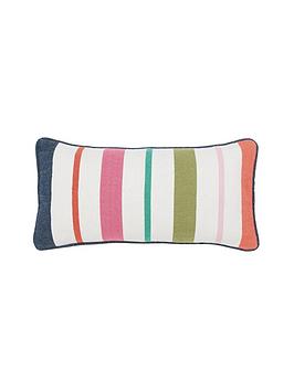 Product photograph of Joules Playful Dogs Cushion from very.co.uk