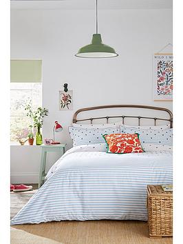Product photograph of Joules Botanical Bee Spring Duvet Cover Set - Multi from very.co.uk